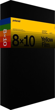 Film fotografik Polaroid 8x10 Duochrome, për i-Type, i zi dhe i verdhë