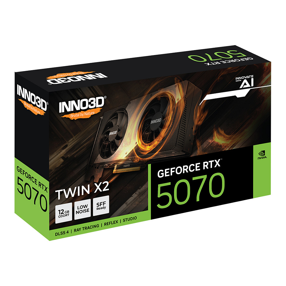Inno3D RTX 5070 TWIN X2 12GB 12GB GDDR7, Kartele Grafike