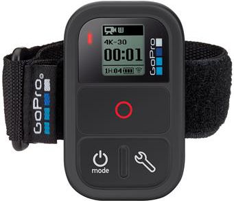 Далечински управувач GoPro ARMTE-002, безжичен, водоотпорен, црн