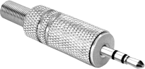 Prizë audio Jack stereo 2.5mm, 3 pin, metalike