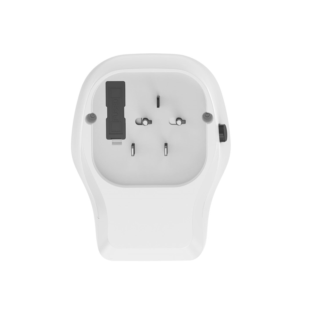 Përshtatës universal udhëtimi Gembird UPA‑CH3P65‑01, 20W, 2x USB C PD, 1x USB A QC 3.0, i bardhë