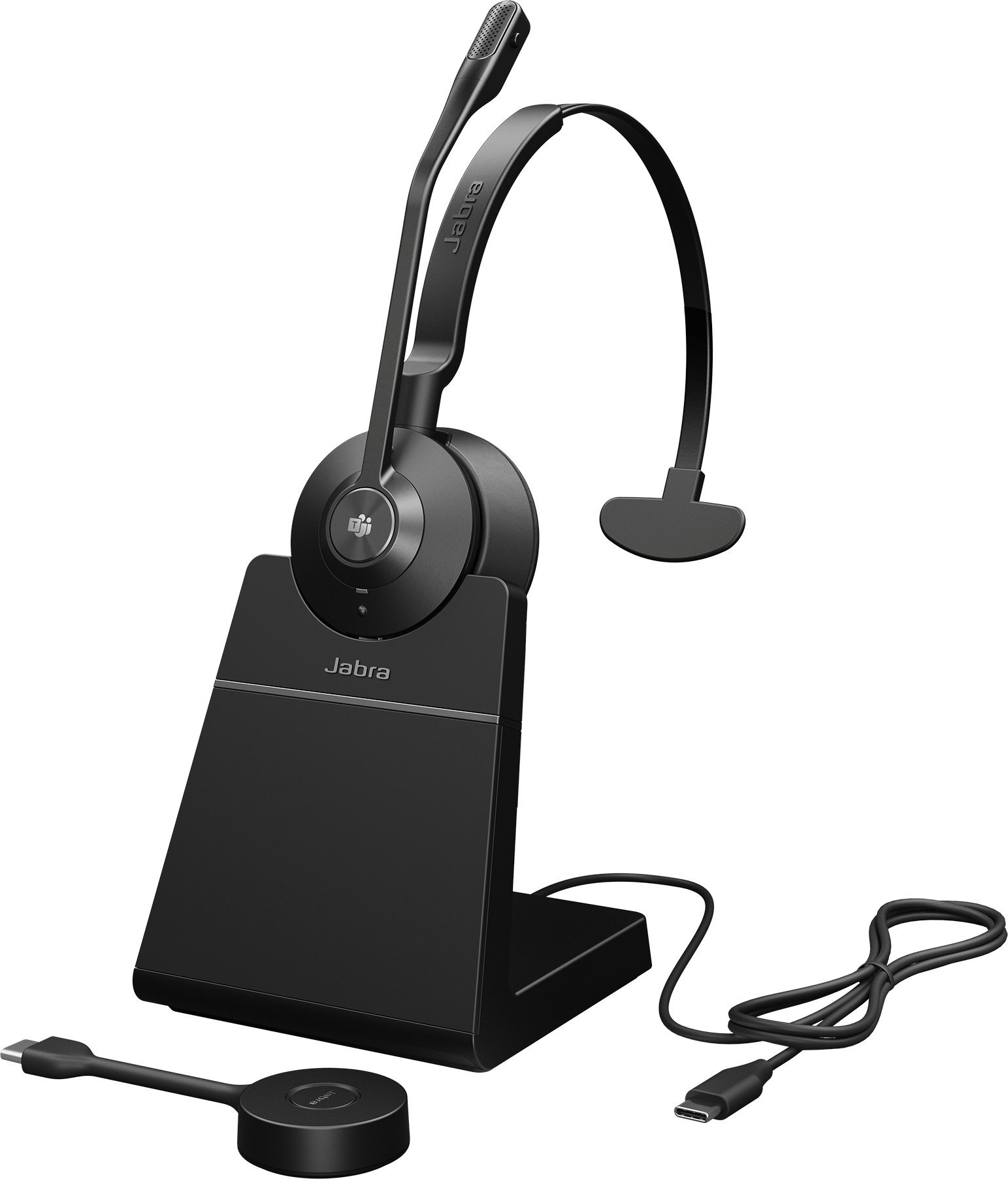 Kufje Jabra Engage 55 SE MS Mono, USB C, me bazë karikimi