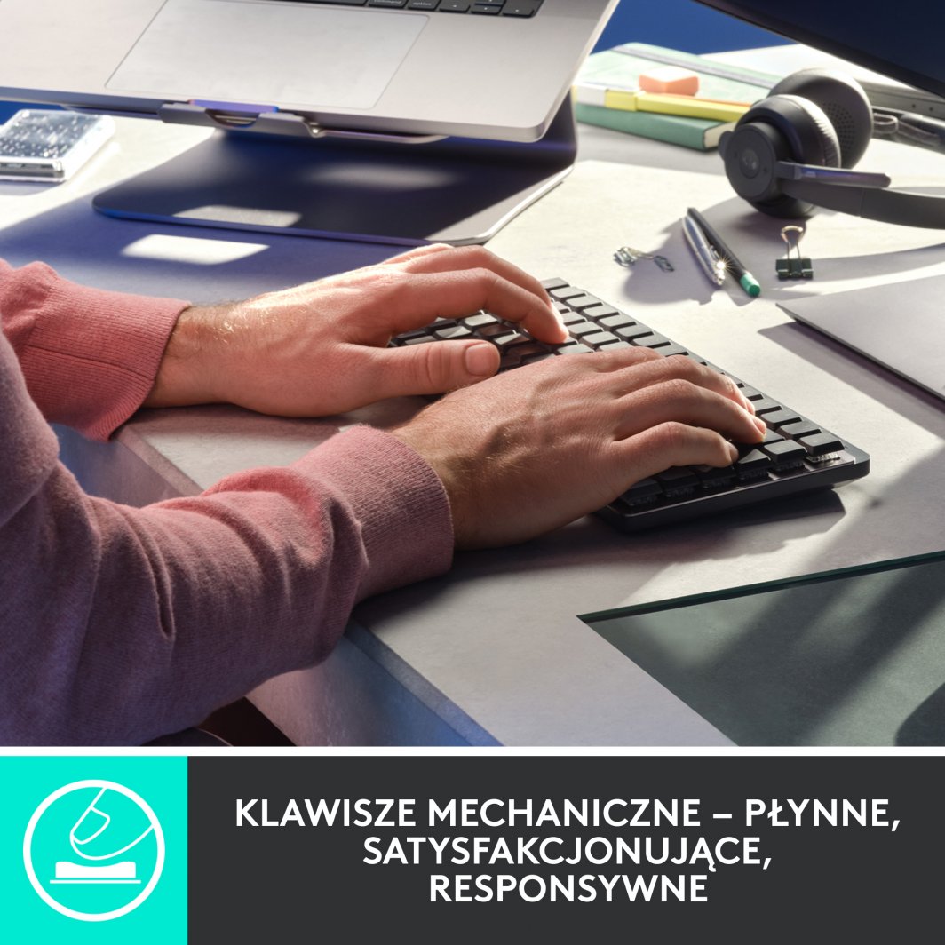 Tastierë Logitech MX Mechanical Mini, hirtë