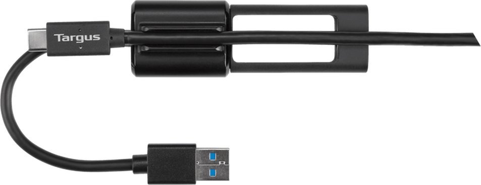 Kabllo USB A në USB C Targus, 10 cm, USB 3.0, e zezë