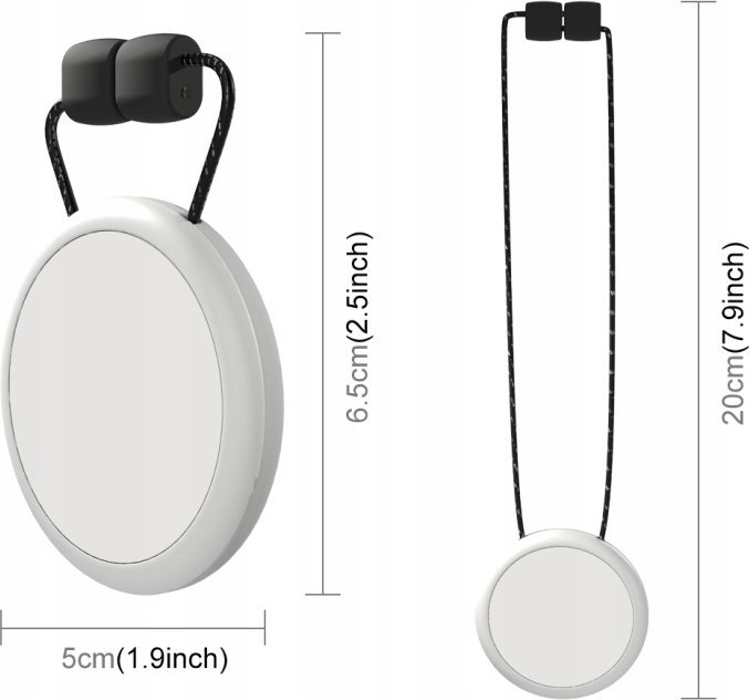 Varëse qafe magnetike Puluz PU889W, për Insta360 Go 3, e zezë