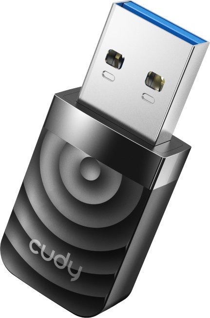 Kartë rrjeti pa tela Cudy WU1300S, USB, Wi-Fi 5, e zezë