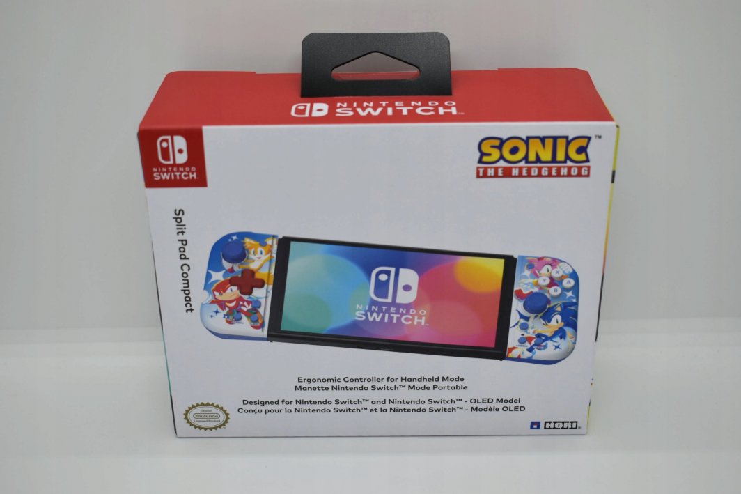 Kontroller Nintendo Split Compact, wireless, i kaltër
