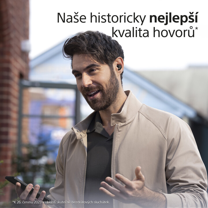 Dëgjuese Sony Noise Cancelling WF-1000XM5, të zeza