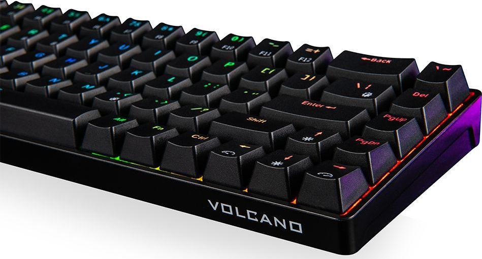 Tastierë Modecom Volcano Lanparty RGB BT, US, e zezë