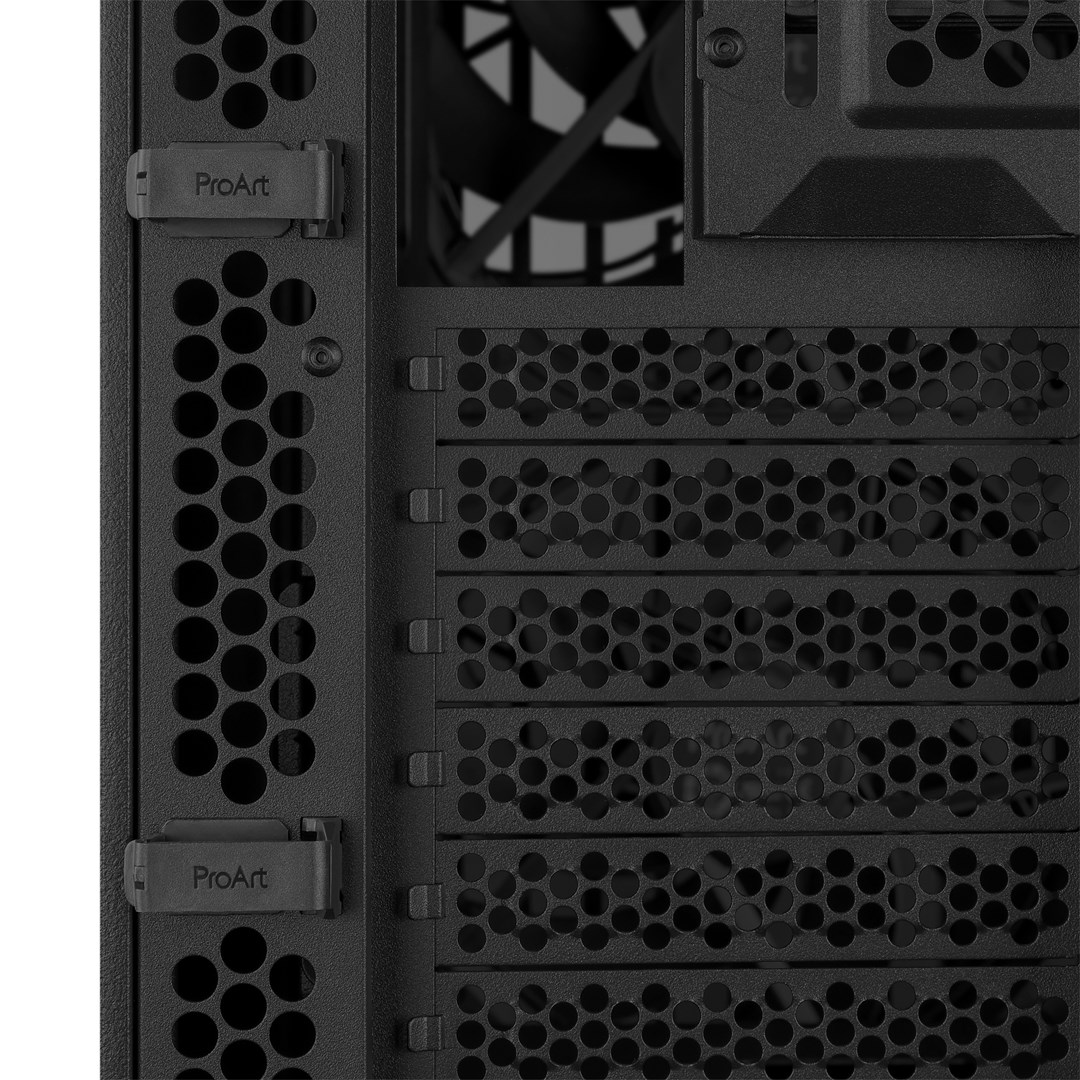 Kasa PC ASUS ProArt PA401 Wood Edition, mid tower, panel metalik, e zezë