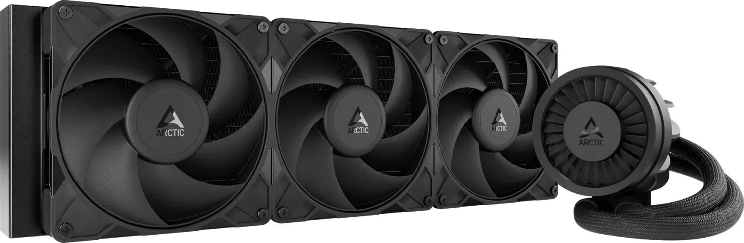 Ftohës likuid CPU Arctic Liquid Freezer III Pro 420, 420mm, pa RGB, i zi