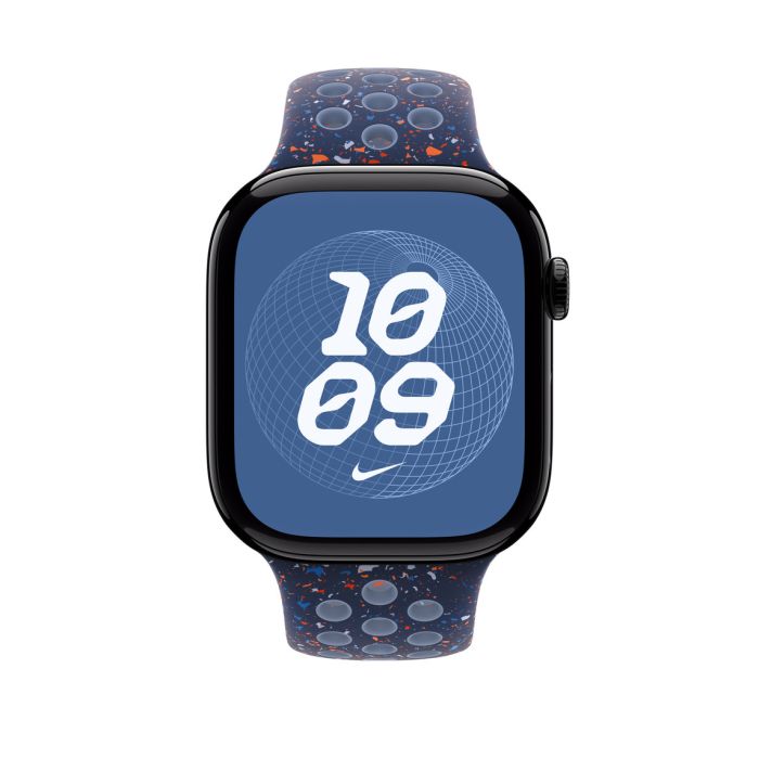 Apple Watch 46mm Band, Blue Ribbon Nike Sport Band, S/M