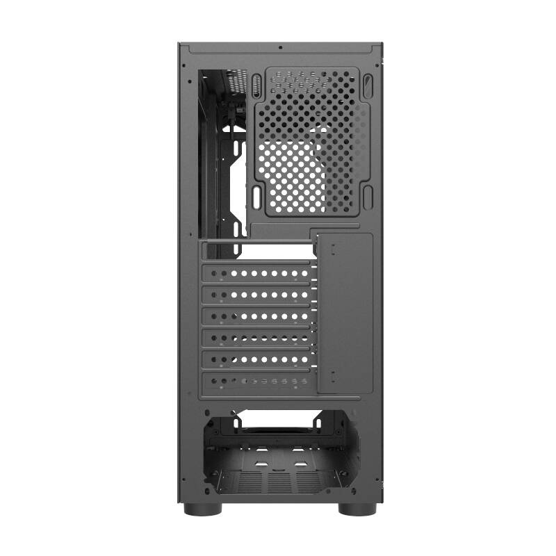 Kuti kompjuteri Darkflash Aquarius Acrylic, ATX Mid Tower, panel xhami i kalitur, e zezë