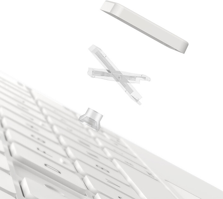 Mbrojtëse me tastierë Baseus Brilliance Series Pro për Apple iPad, 10.9" 2022, e bardhë