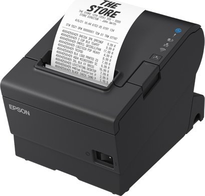 Printer termik POS Epson TM-T88VII 132, 180 x 180 DPI, me kabllo dhe pa kabllo, gri