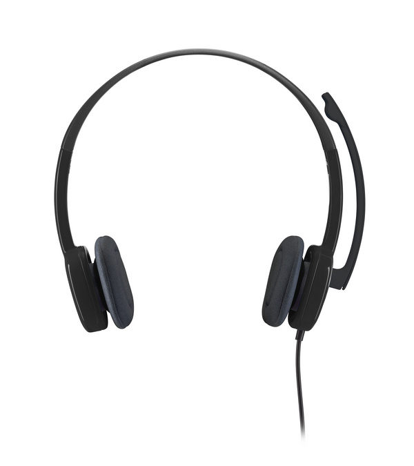 Kufje Logitech H151, me kabllo, të zeza