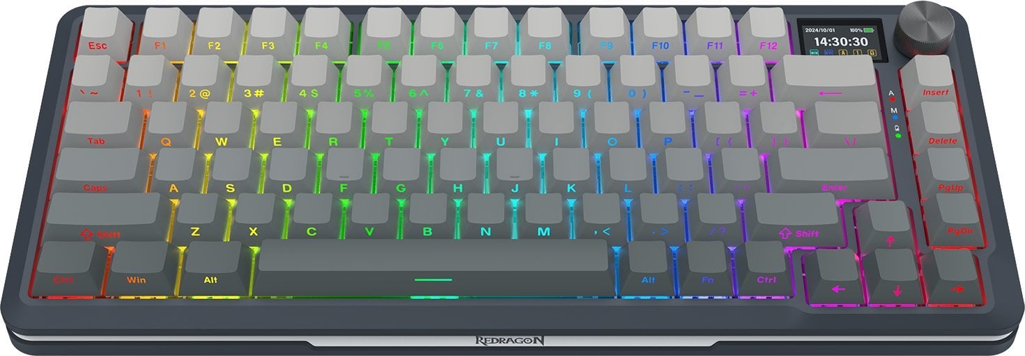 Tastierë gaming Redragon K708GG RGB Pro Flekact, mekanike 75%, wireless, e zezë