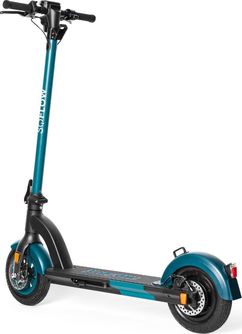 Trotinet elektrik So Flow SO4 Pro, 500W, bateri 10.5Ah, i zi jeshil