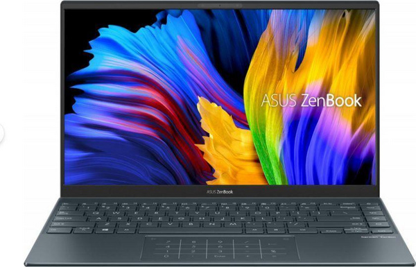 Laptop Asus ZenBook, AMD Ryzen 5 5500U,14", Full HD, AMD Ryzen 5 5500U, 16 GB RAM, AMD Radeon RX Vega 7, 512GB SSD, i hirtë