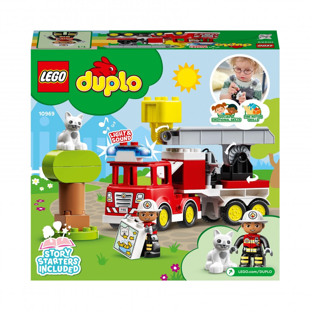 Set LEGO DUPLO® 10969 Fire truck, 21 pjesë