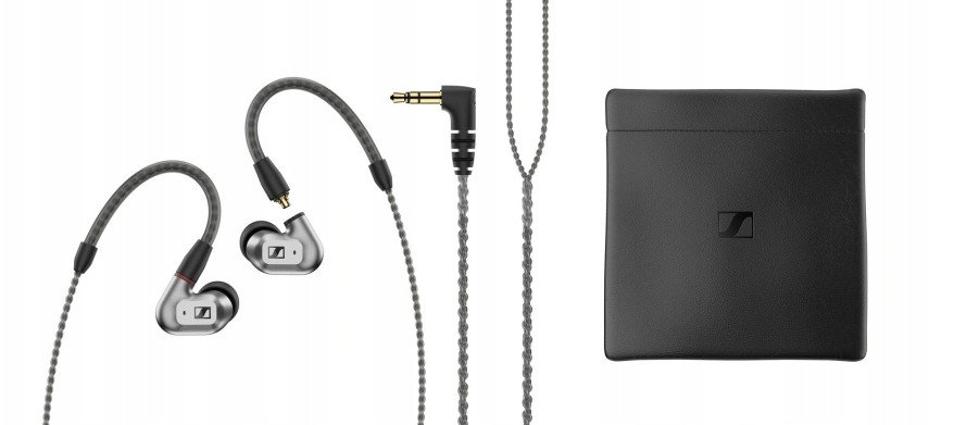 Kufje në vesh Sennheiser IE 200, dinamikë 7 mm, kabëll 3.5 mm, argjendi