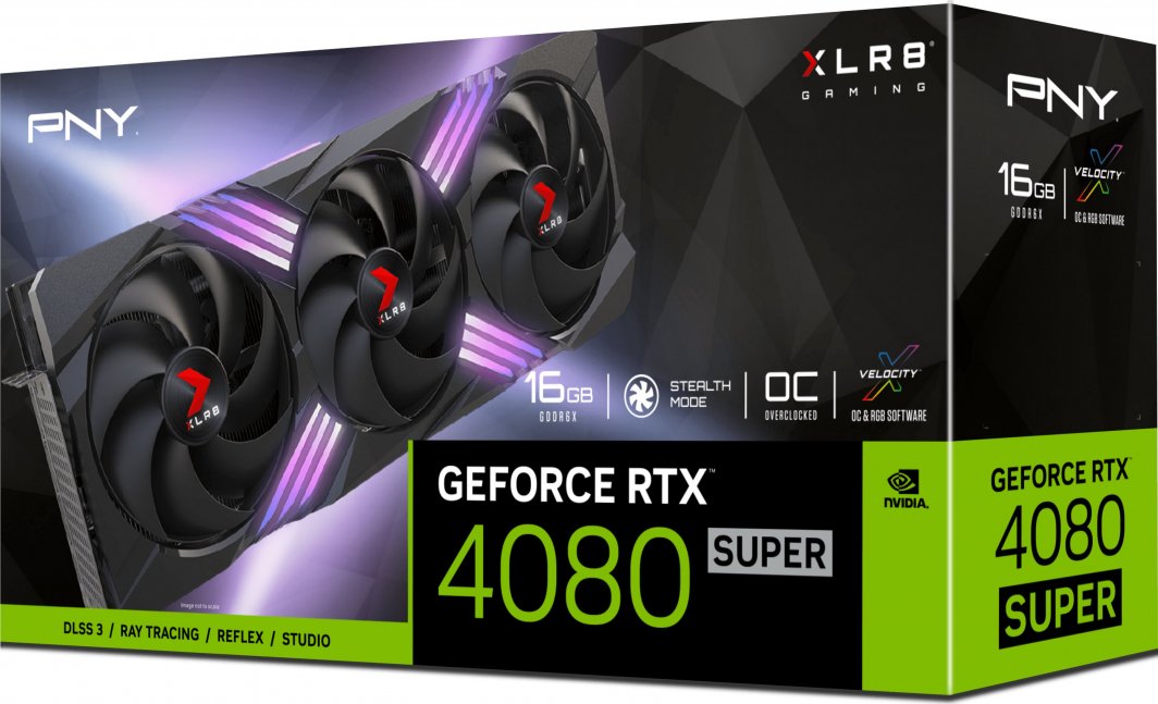 Kartelë grafike PNY GeForce RTX 4080 SUPER XLR8 Gaming Verto Epic-X RGB OC 16GB GDDR6X