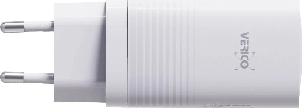 Karikues USB Verico Mojo GaN, 65W, 3 porta, i bardhë