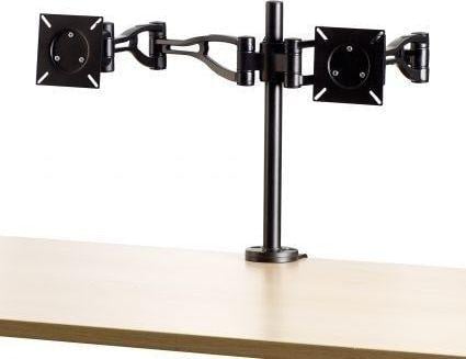 Krah monitori i dyfishtë Fellowes Vista, deri 26", 10kg, i zi