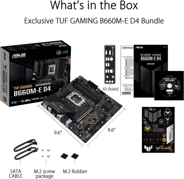 Motherboard Asus TUF Gaming B660M ED4, MicroATX, Intel B660, DDR4
