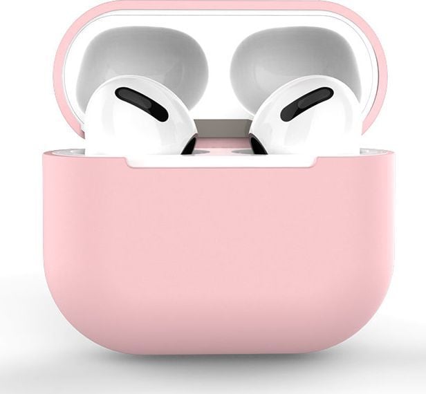 Mbulesë mbrojtëse Hurtel Case C për AirPods Pro, silikon, rozë