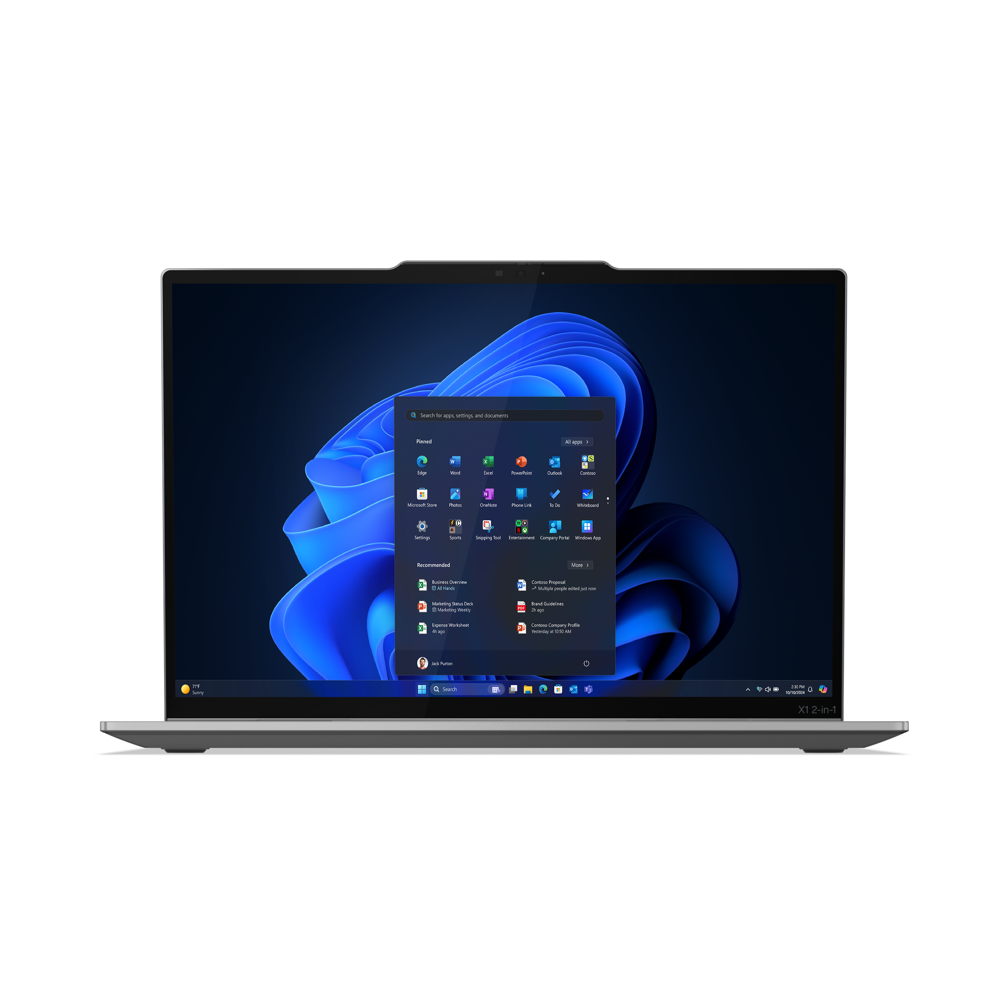 Laptop 2 në 1 Lenovo ThinkPad X1 Gen 10 21NU0028CK, 14" OLED 2.8K, Intel Core Ultra 7, gri 2