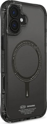 Kuti mbrojtëse Skinarma Saido për iPhone 16, 6.1", magnetike, e zezë