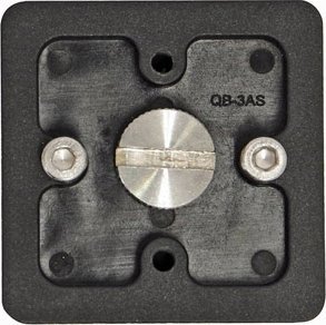 Pllakë quick release Velbon QB-3AS, vidë 1/4", kompatibile Arca Swiss, e zezë