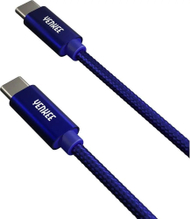 USB C кабел YENKEE YCU C101 BE, USB C 2.0 во USB C, 1m, црна