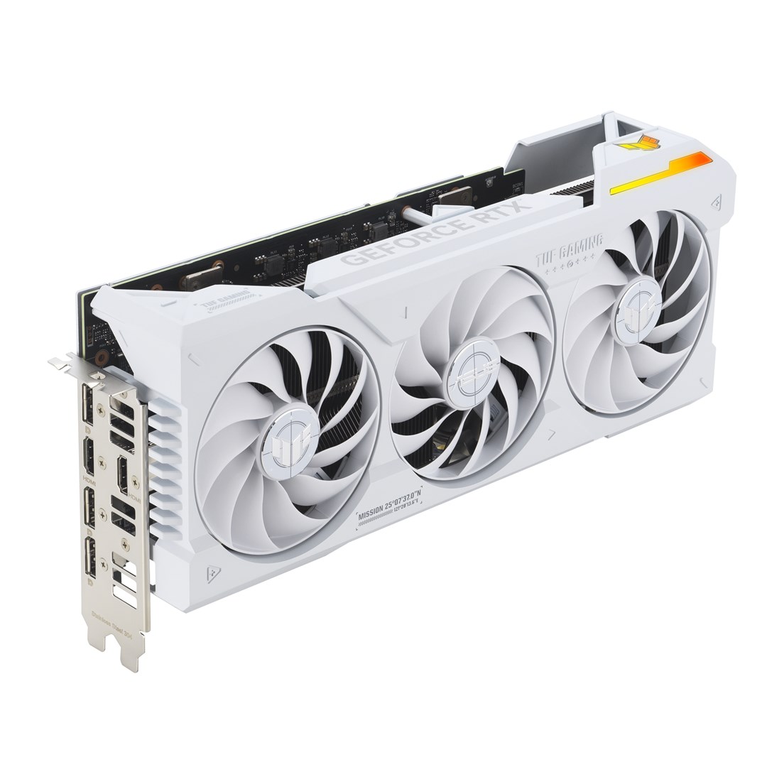 Kartelë grafike ASUS GeForce RTX 4070 Ti SUPER BTF TUF OC, 16GB, e bardhë