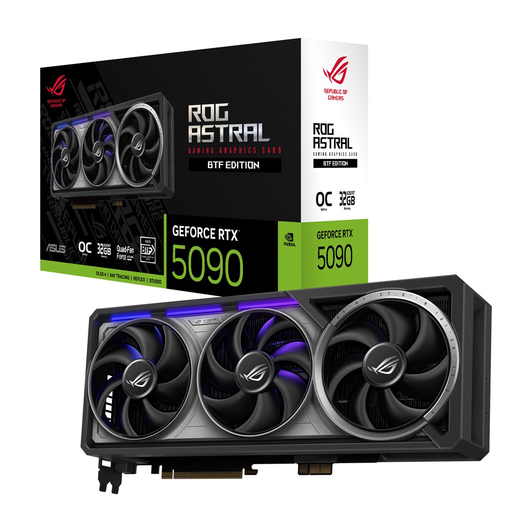 Kartelë grafike ASUS ROG ASTRAL RTX5090, NVIDIA GeForce RTX 5090, 32GB GDDR7