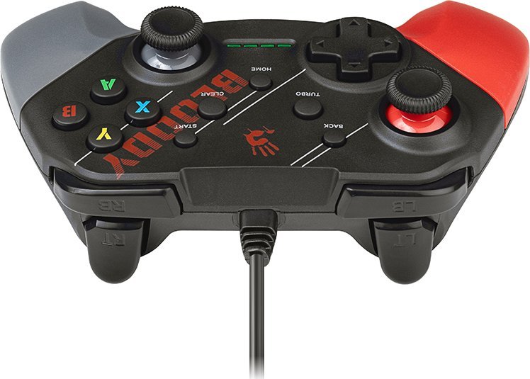 Gamepad A4tech Bloody GP30GP30 BKRD, për PC dhe Nintendo Switch, me kabllo, i zi kuqe