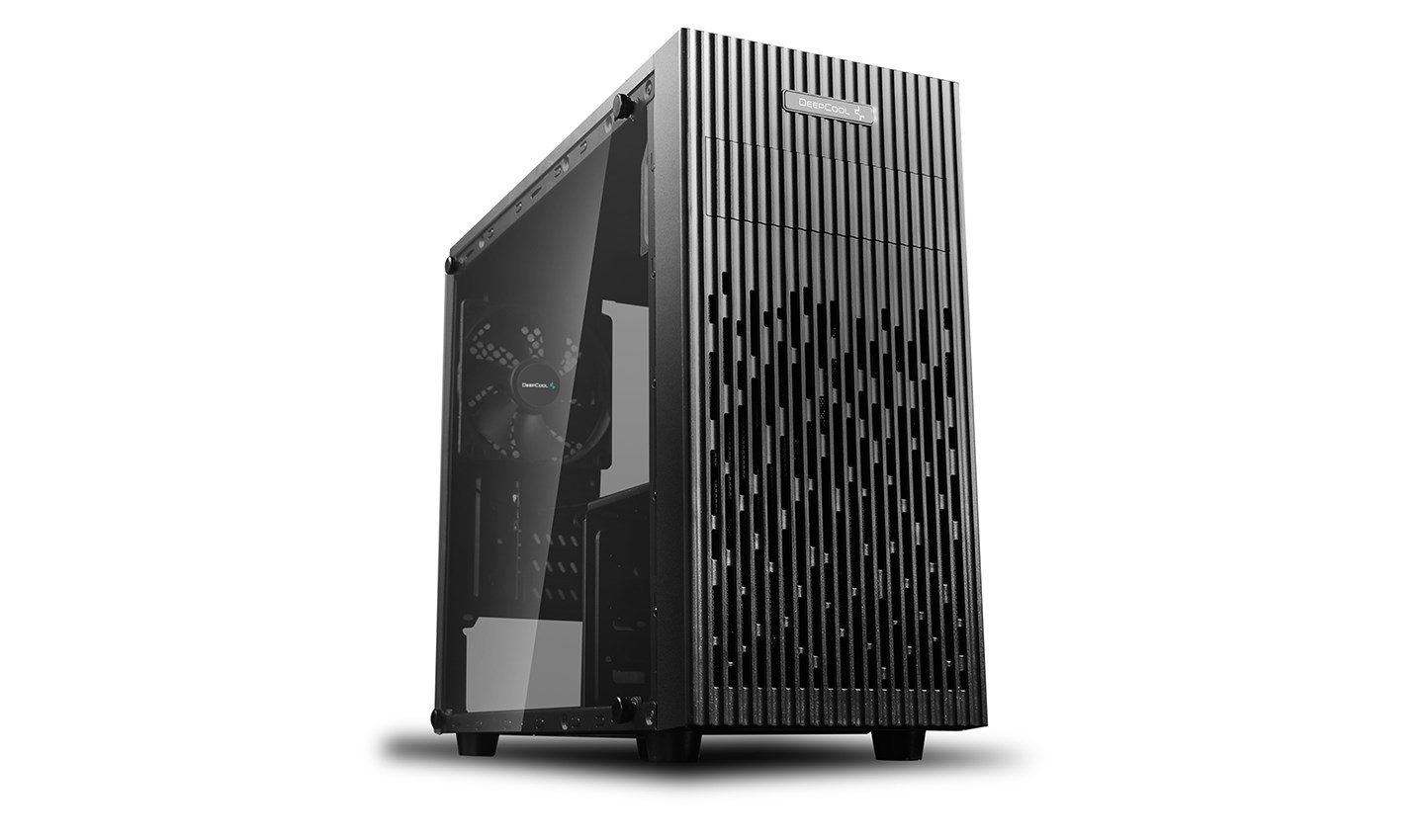 Kasa PC Deepcool Matrexx 30 Mini Tower, xham i temperuar, e zezë