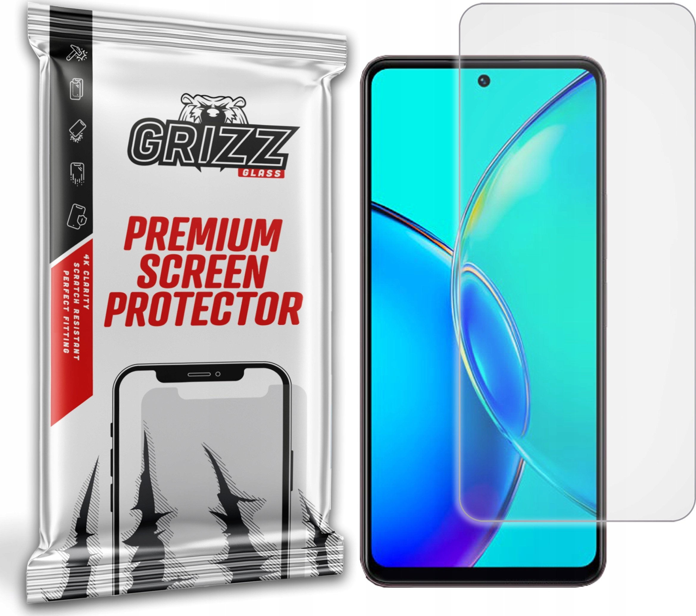 Folie mbrojtëse Grizz PaperScreen për Vivo Y27s, anti-fingerprint, matte, transparente