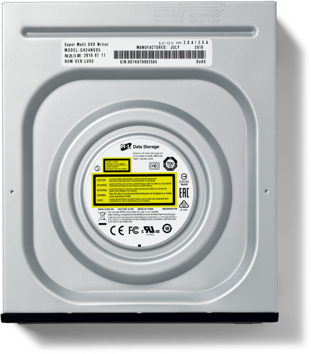 Drive optik Hitachi GH24NSD5, i brendshëm, i zi