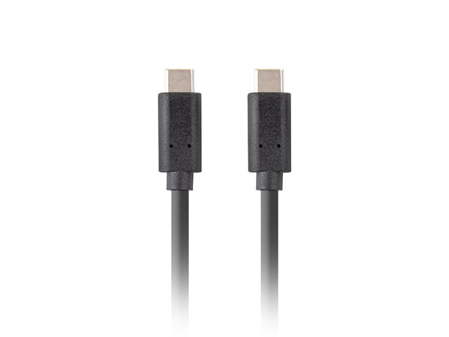 Kabllo Lanberg, USB Type-C / USB Type-C, 1.8 m, e zezë