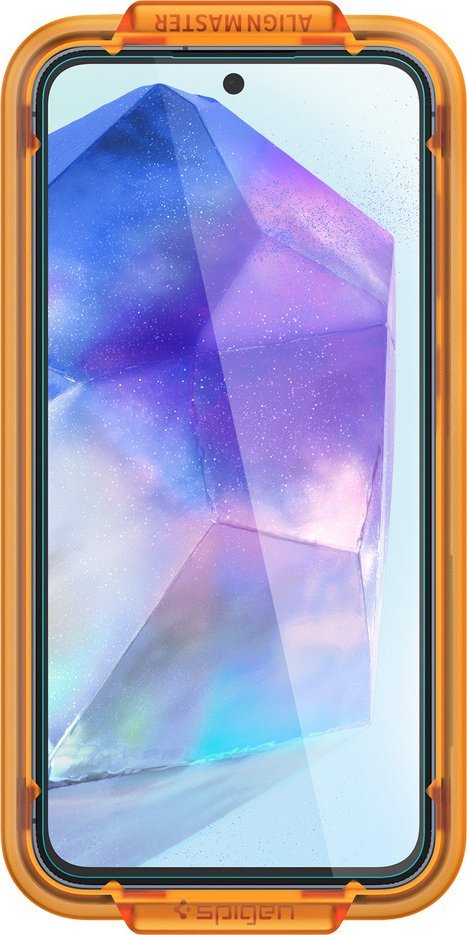 Xham mbrojtës Spigen Glas.tR AlignMaster për Samsung Galaxy A55 5G, 2 copë, transparencë e lartë