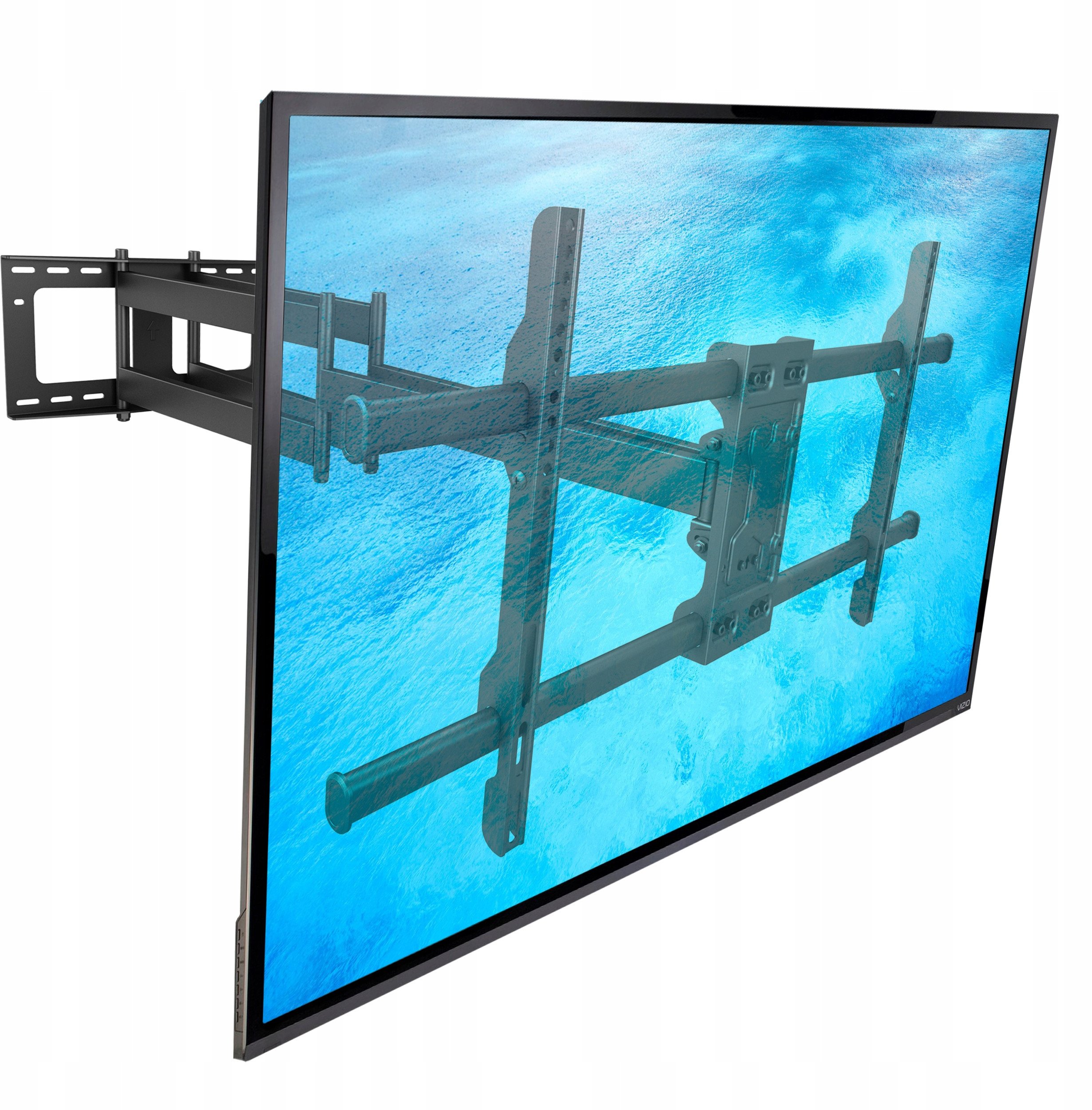Mbajtëse muri për TV Fiber Novelty LONGO 200, 32-80", deri 60kg, e zezë