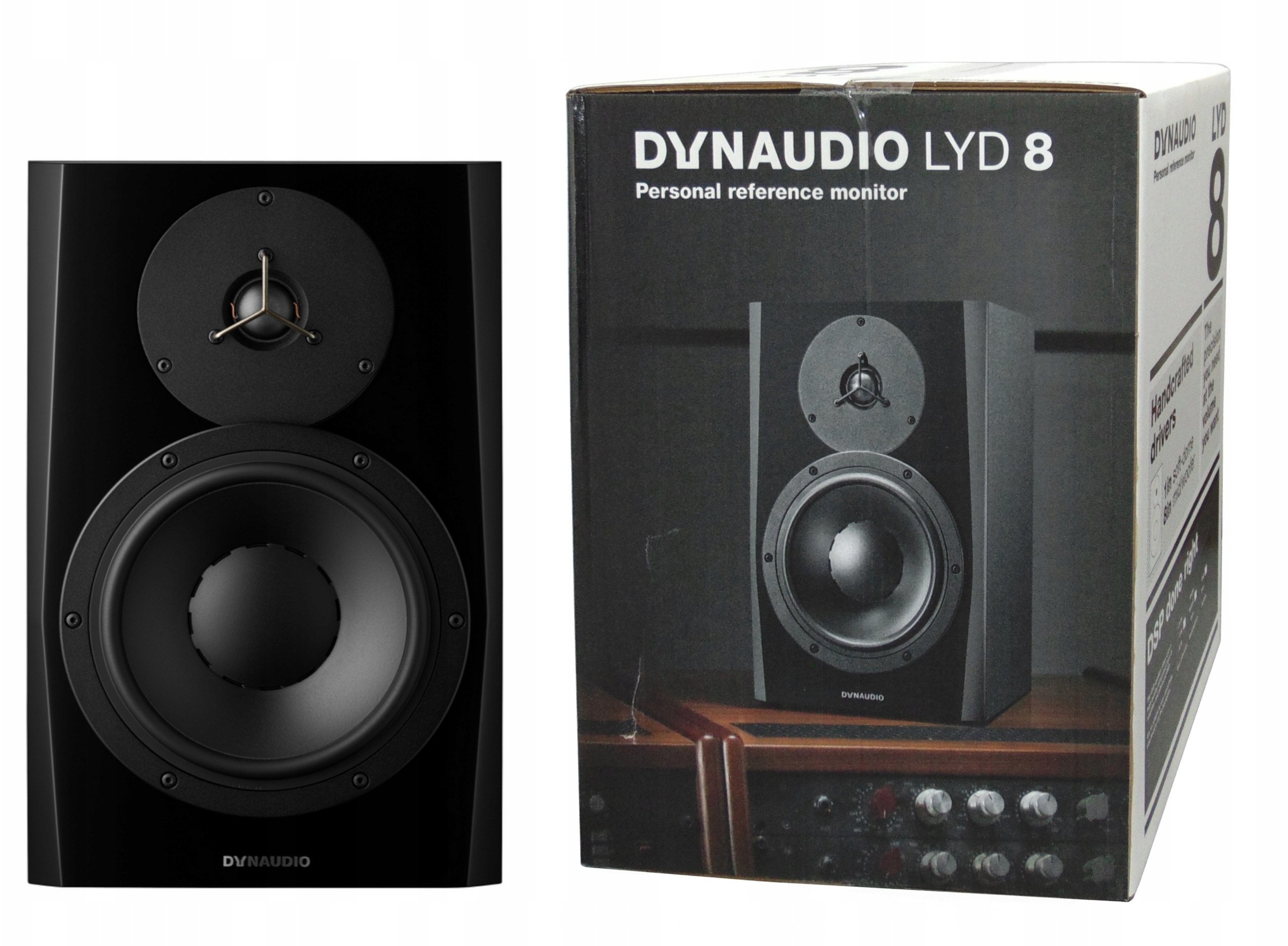 Monitor studio Dynaudio LYD 8 961932, 8", aktiv, i bardhë