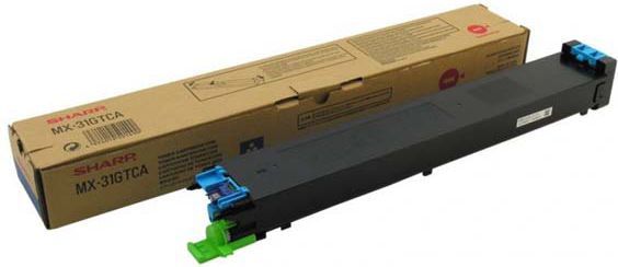 Toner Sharp MX-31GTCA, cyan