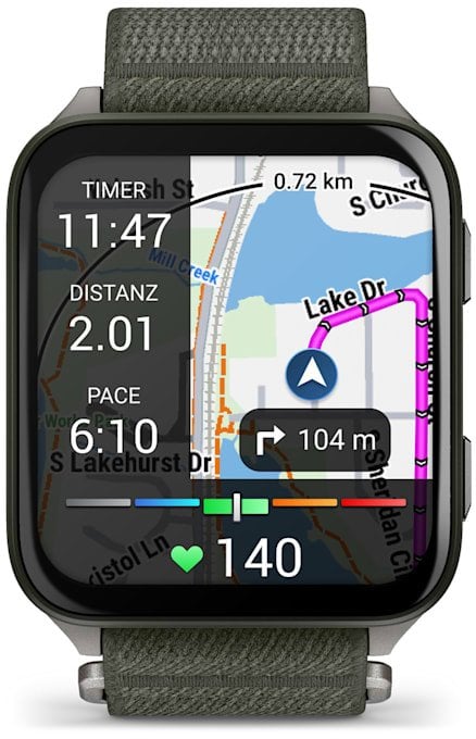 Ora smartwatch Garmin Venu X1 Moss, AMOLED, GPS, jeshile 2