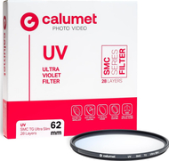 Filter UV Calumet 62mm SMC TG Ultra Slim, xham optik, i zi