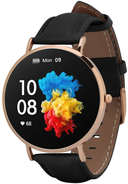 Orë e mençur Garett Smartwatch Verona, verdhë/zezë