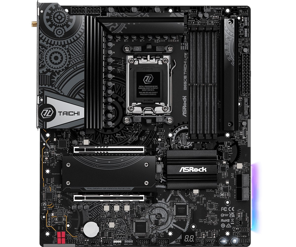 Pllakë amë Asrock B650E Taichi Lite AMD B650 Socket AM5 Extended ATX