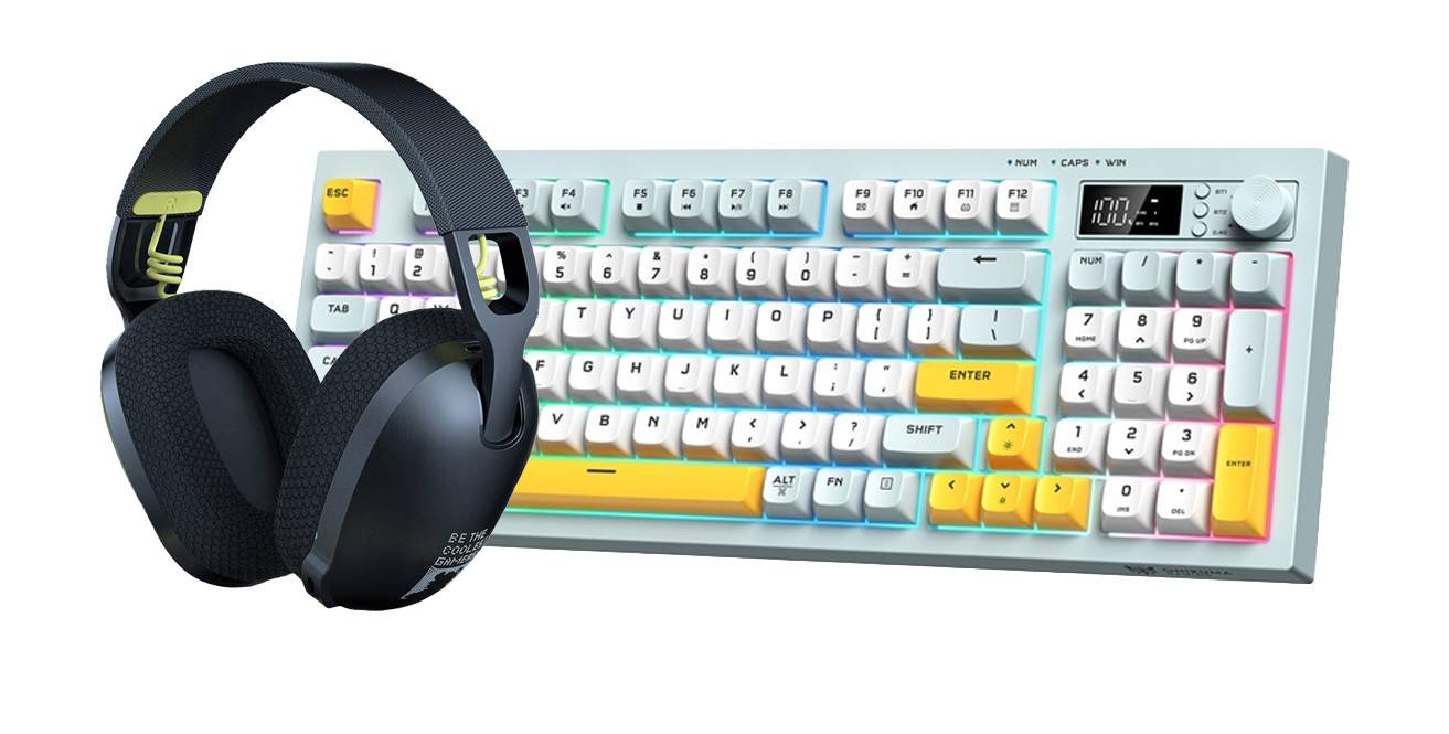 Kufje gaming wireless Onikuma B2 + Tastierë wireless ONIKUMA G80